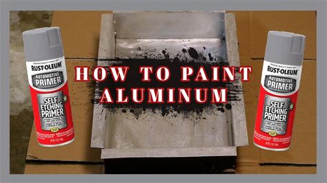 how to paint aluminum sheet metal|how to paint oxidized aluminum.